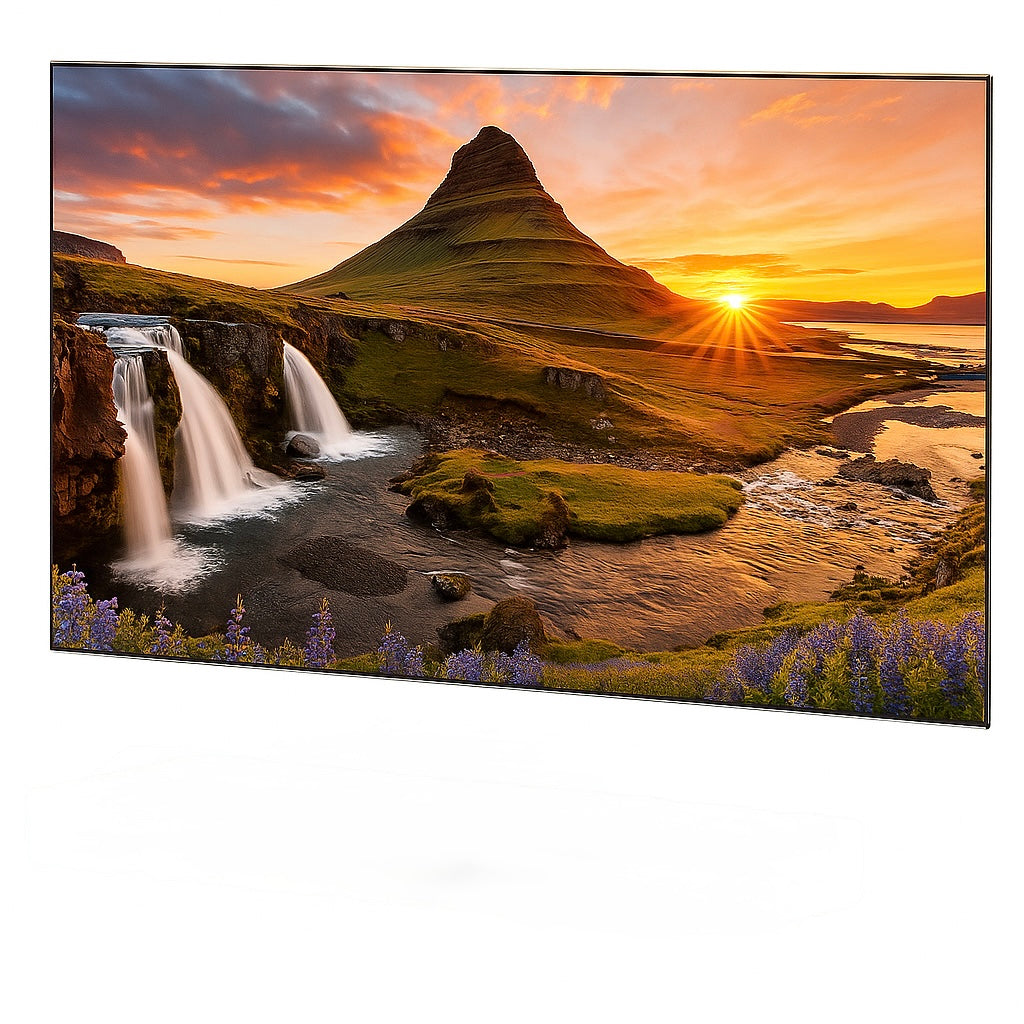 Beamer Rahmenleinwand ALR Black Crystal für helle Räume, 120 Zoll