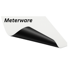 Leinwandtuch Meterware Lux 1 – mattweißes 4K-taugliches Blackout-Tuch (Gain 1.0) mit schwarzer Rückseite, Rollenbreiten 2,43 m / 3,20 m